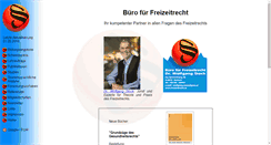 Desktop Screenshot of freizeitrecht.at