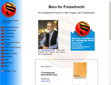 Tablet Screenshot of freizeitrecht.at